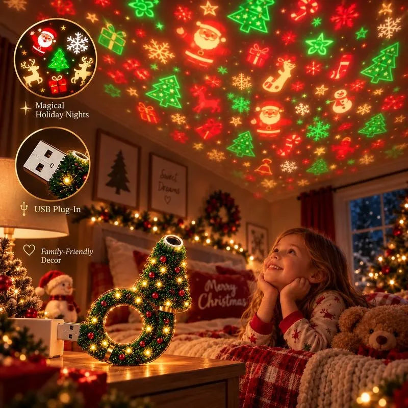 2026 New USB Plug-In Christmas Projector Night Lightπ
π