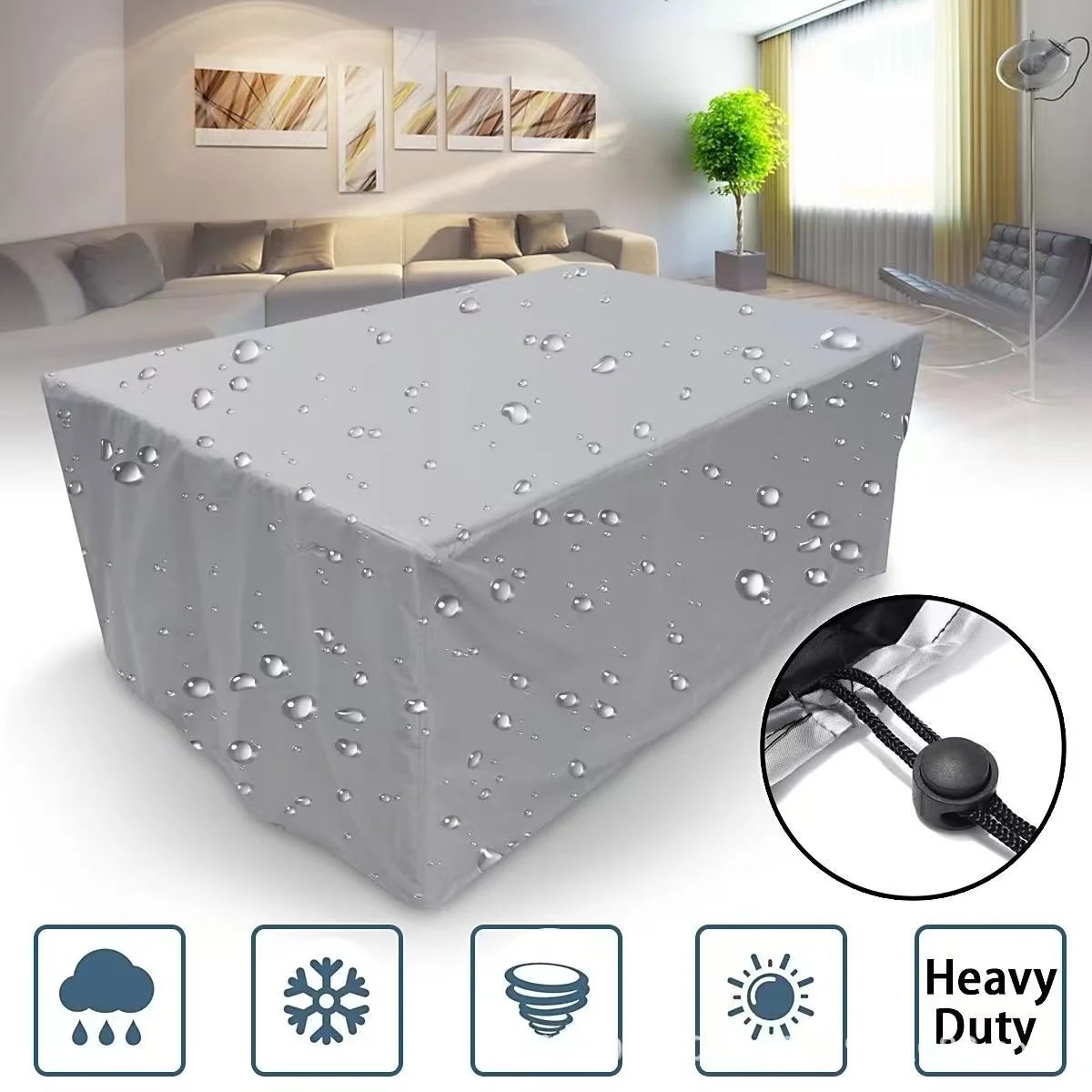 🌧️All-Weather Outdoor Furniture Cover