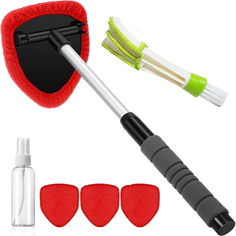 đ„Microfiber Car Windshield Cleaning Tool with Extendable Handle
