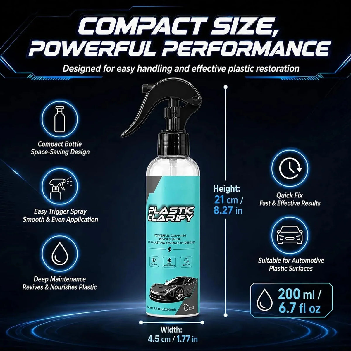 Plastic Clarify - Ultimate Plastic & Trim Restorer (200ml)