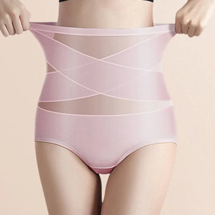 Women's Sheer High Waist Shaping Underwear, Sexy Mesh Shapewear Panty ✨