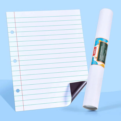 Giant Magnetic Notebook Paper, 22 x 28 Dry Erase Lined Sheet