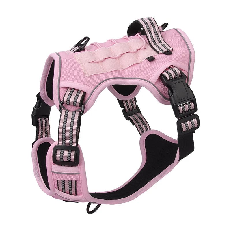 🐕 50% OFF! ✨ Outdoor Heavy-Duty Dog Vest Harness – Ergonomic No-Pull Chest Design, Multi-Point Adjustment & Breathable Mesh Lining – Climbing-Grade Buckles with Control Handle for Safe Walks 🦮