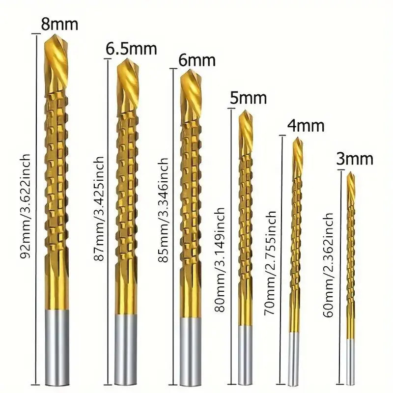 6Counts Metalworking Ideal For Drilling-Multi-use for boring, cutting and polishing⚙️