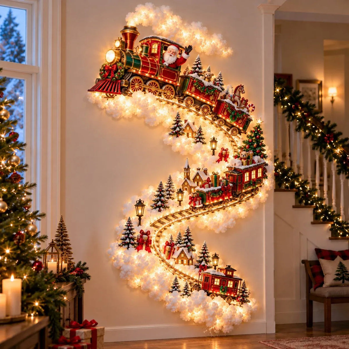 ✨Christmas Magic Trail Wall Light - A Little Christmas Magic, Right on Your Wall🎄