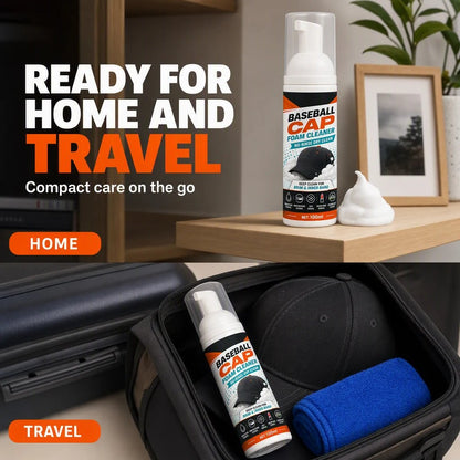 No-Rinse Baseball Cap Foam Cleaner