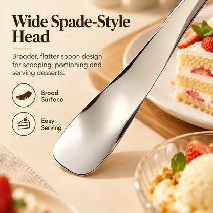 316L Stainless Steel Dessert Spade Spoon