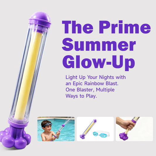 🌈Glowing Rainbow LED Water Blaster- Summer Fun That Pops Like Magic! ✨