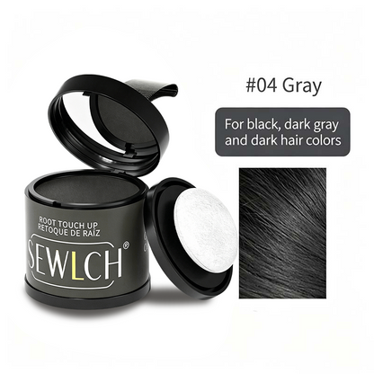 Magnetic Refillable Hair Root Touch Up Powder - Waterproof Gray Coverage & Hairline Concealer ✨