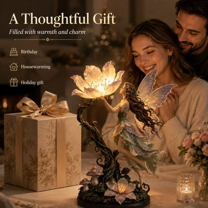 🌙 ✨ Fairy Flower Night Light – Modern Decorative LED Lamp For Cozy Home Space