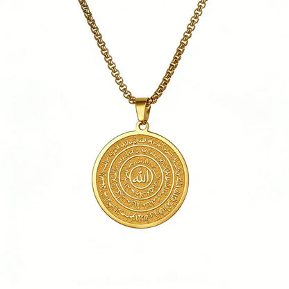 💕✨ Arabic Calligraphy Stainless Steel Necklace – Buy 1, Get 1 FREE | Keep One, Gift One