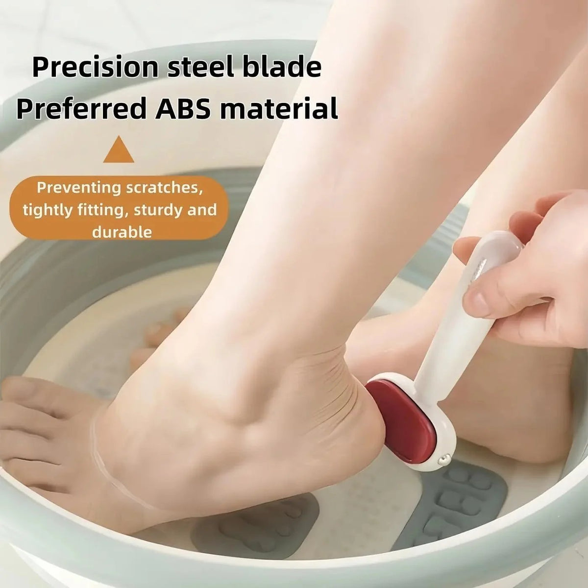 Dual‐Sided Foot Callus Remover,  Stainless Steel Blade Foot Scraper 🦶