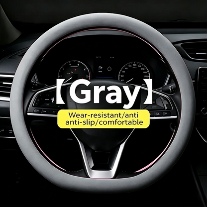 Universal Silicone Steering Wheel Cover, Non‑Slip Soft Grip All Season Car Steering Wheel Protector 🚗