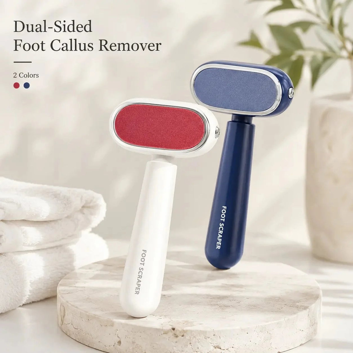 Dual‐Sided Foot Callus Remover,  Stainless Steel Blade Foot Scraper 🦶