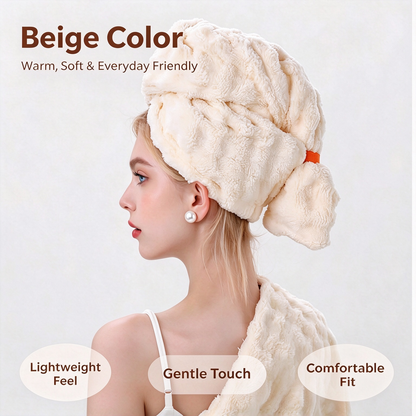 Extra-Thick Microfiber Hair Drying Towel Cap, Super Absorbent Quick-Dry Hair Wrap for Wet Hair 🧖
