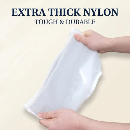 3 Pcs Bowl-Shaped Nylon Nut Milk Bag, Reusable Strainer Bags 🥛