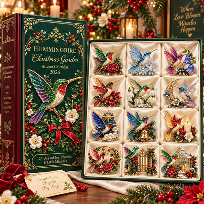 🐦24 Days of Joy in Bloom — Hummingbird Christmas Garden Advent Calendar 2026