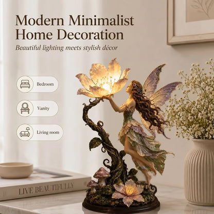 🌙 ✨ Fairy Flower Night Light – Modern Decorative LED Lamp For Cozy Home Space