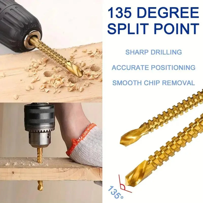 6Counts Metalworking Ideal For Drilling-Multi-use for boring, cutting and polishing⚙️