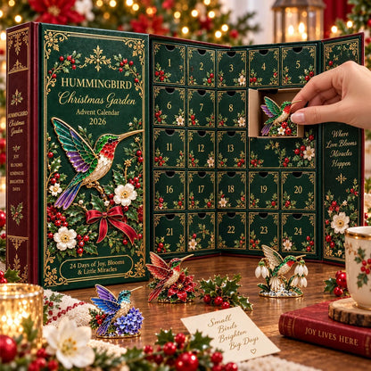 🐦24 Days of Joy in Bloom — Hummingbird Christmas Garden Advent Calendar 2026