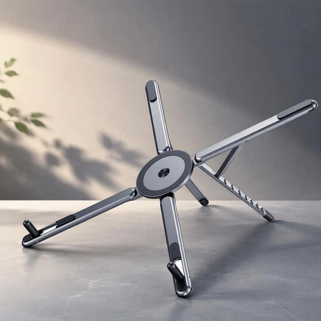 Magnetic Portable Multi-Functional Tablet, Phone, And Laptop Stand