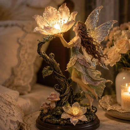 🌙 ✨ Fairy Flower Night Light – Modern Decorative LED Lamp For Cozy Home Space