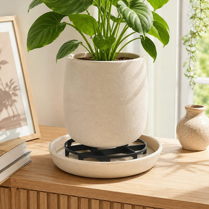 🪴 Root-Saving Raised Pot Stand – Better Airflow, Faster Drainage & Cleaner Floors