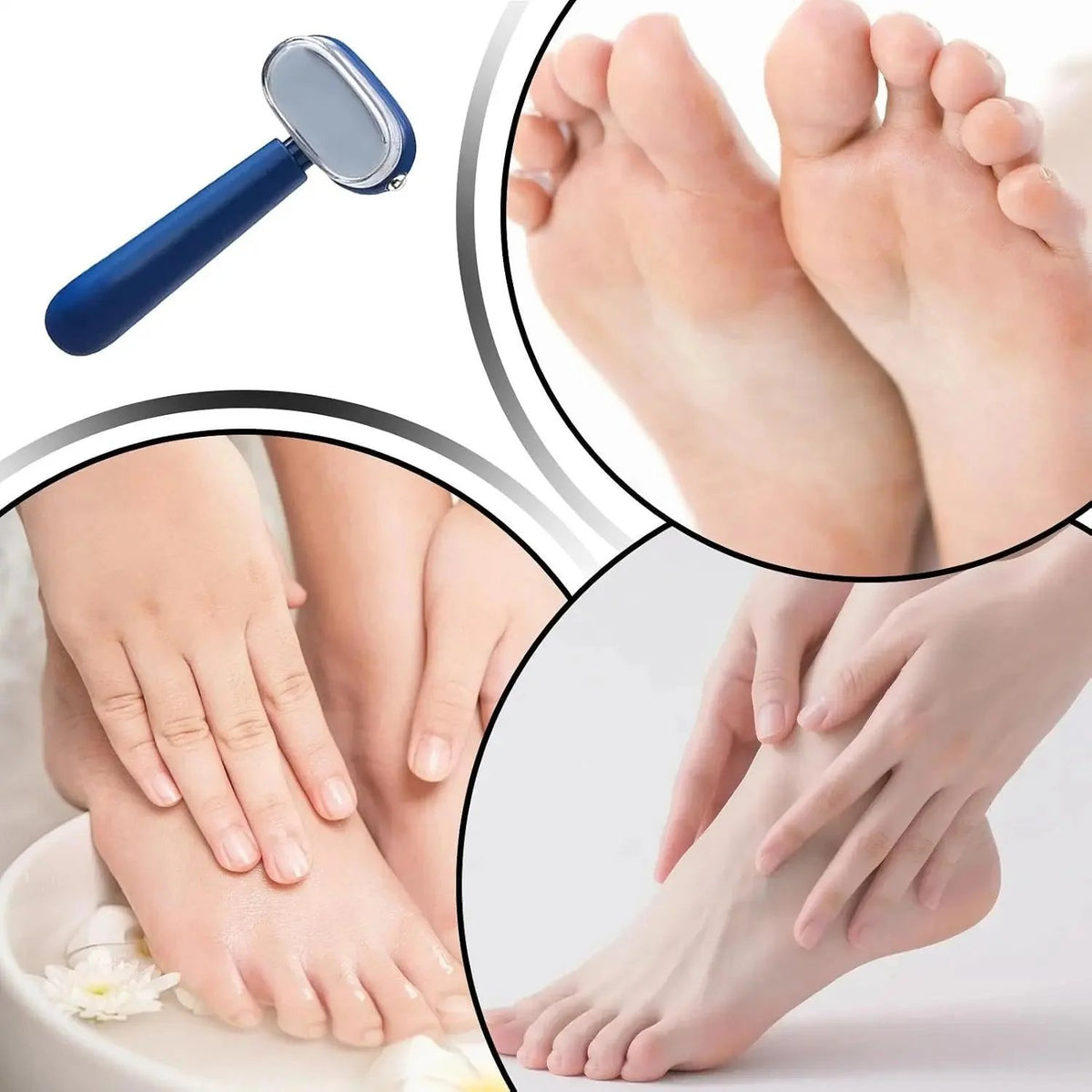 Dual‐Sided Foot Callus Remover,  Stainless Steel Blade Foot Scraper 🦶