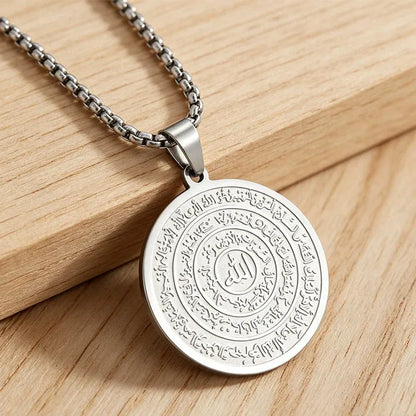 💕✨ Arabic Calligraphy Stainless Steel Necklace – Buy 1, Get 1 FREE | Keep One, Gift One