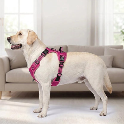 🐕 50% OFF! ✨ Outdoor Heavy-Duty Dog Vest Harness – Ergonomic No-Pull Chest Design, Multi-Point Adjustment & Breathable Mesh Lining – Climbing-Grade Buckles with Control Handle for Safe Walks 🦮