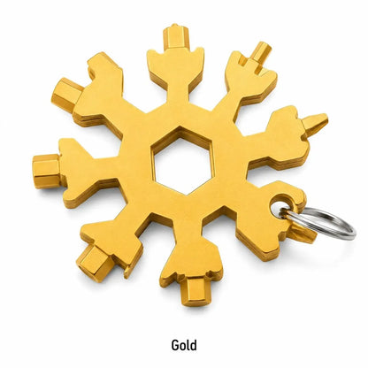 Viral 18‐in‐1 Snowflake Multi‐tool Stainless Steel Portable Wrench ❄️