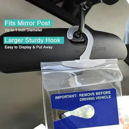 🔥🚗 Handicap Parking Placard Holder( 2 Pcak )