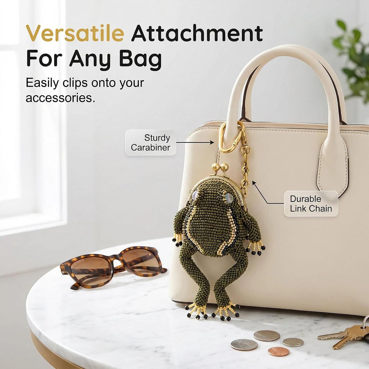 Charming Frog Coin Purse Mini Wallet 🐸