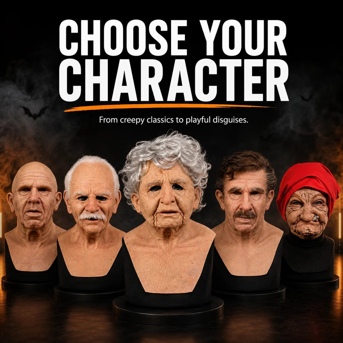 👻Halloween Character Series🔥2026 All New Style Mask Headgear