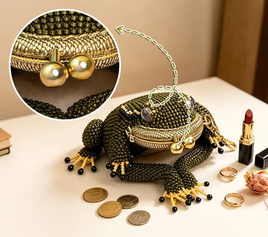 Charming Frog Coin Purse Mini Wallet 🐸