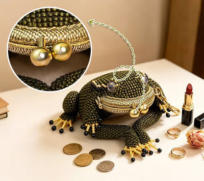 Charming Frog Coin Purse Mini Wallet 🐸