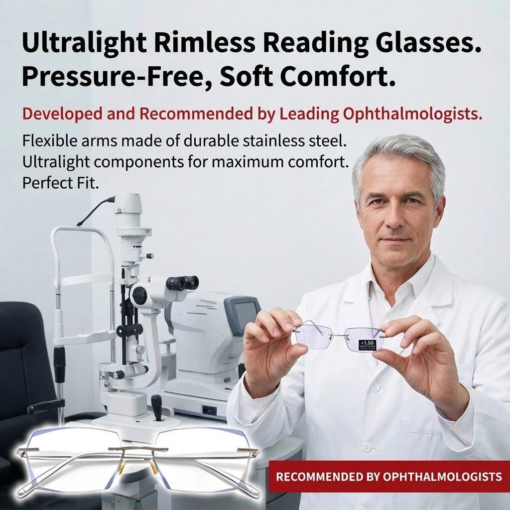 [Co-Created by Designers]Gypsophila Smart Zoom and Color-Changing Reading Glasses