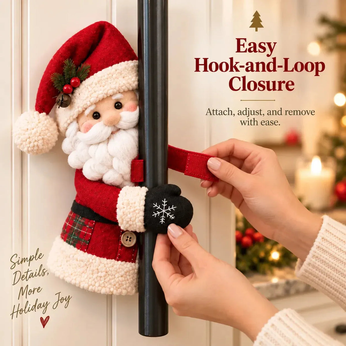 ☃️🎅Christmas Santa & Snowman Handle Huggers – Set of 2