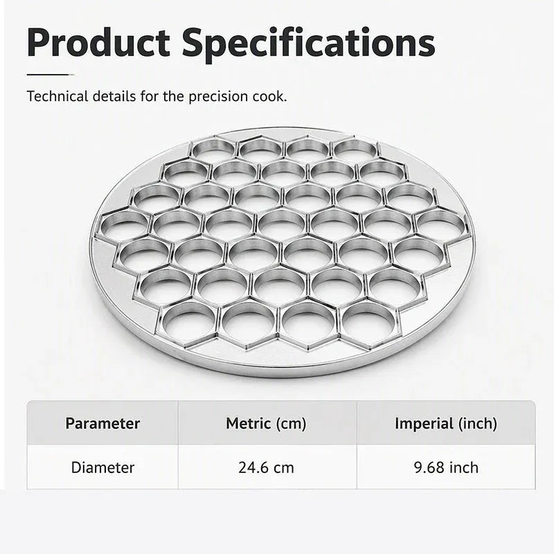 🥟 37-Hole Dumpling Mold | Fast Batch Maker