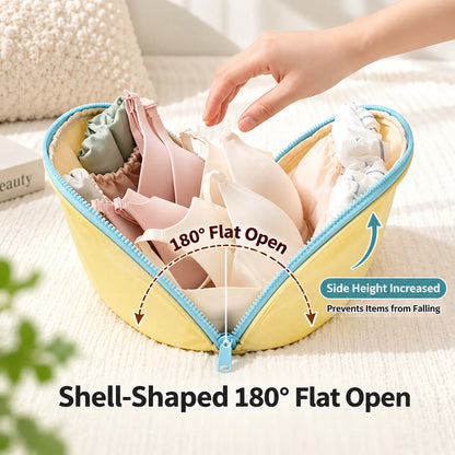 3-in-1 Travel Underwear Storage Bag | Bra Panties Socks Organizer Pouch 🧳