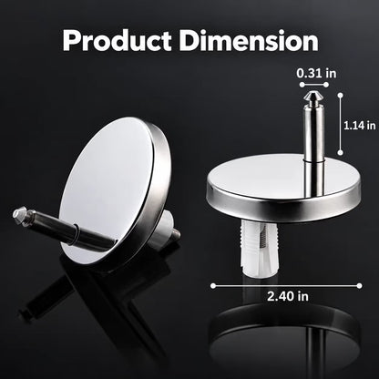 🔧2-pack of universal toilet seat expansion bolts - suitable for loose toilet seats