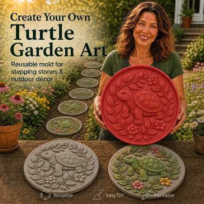 🐦🌸 Hummingbird Garden Art Stepping Stone Mold
