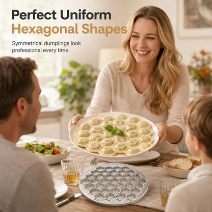 🥟 37-Hole Dumpling Mold | Fast Batch Maker