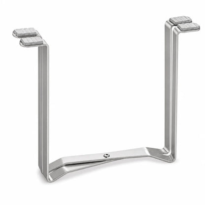 Foldable Stainless Steel Trash Bag Holder for Kitchen & Desktop