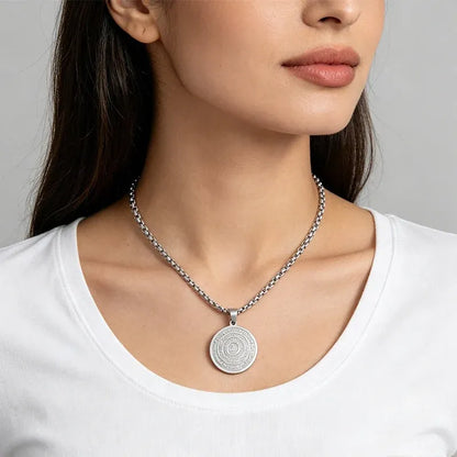 💕✨ Arabic Calligraphy Stainless Steel Necklace – Buy 1, Get 1 FREE | Keep One, Gift One