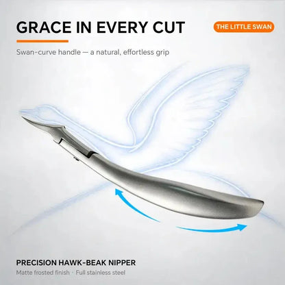 📢50% OFF !! ⏰Stainless Steel Ingrown Toenail Clipper and Dead Skin Nipper 2 Piece Manicure Set
