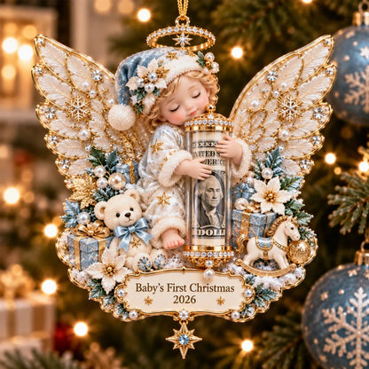 👼🎄 Christmas Angel Cash Holder Ornament