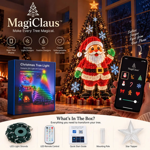 Smart Animated Christmas Tree Lights – App-Controlled LED Effects
