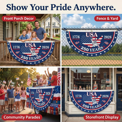 100% Veteran Owned / Handcrafted in USA-250th Anniversary Banner