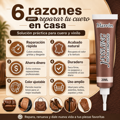 🔥 ¡Oferta por tiempo limitado – ¡Compra 1, llévate 1 gratis!🔥 Gel avanzado para reparar cuero